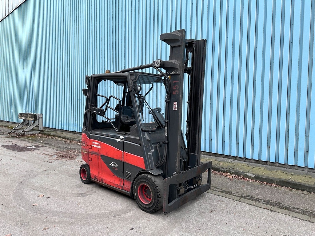Linde E30HL-01/600 4090mm Hub Elektro Stapler 3t 20178