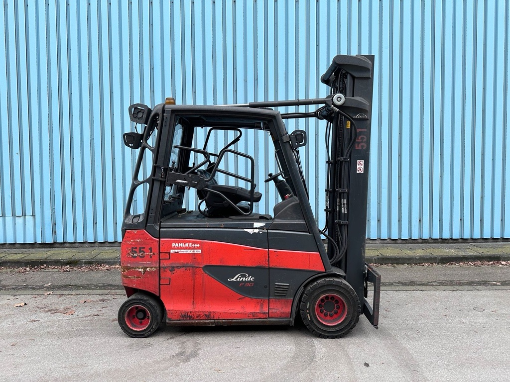 Linde E30HL-01/600 4090mm Hub Elektro Stapler 3t 20179