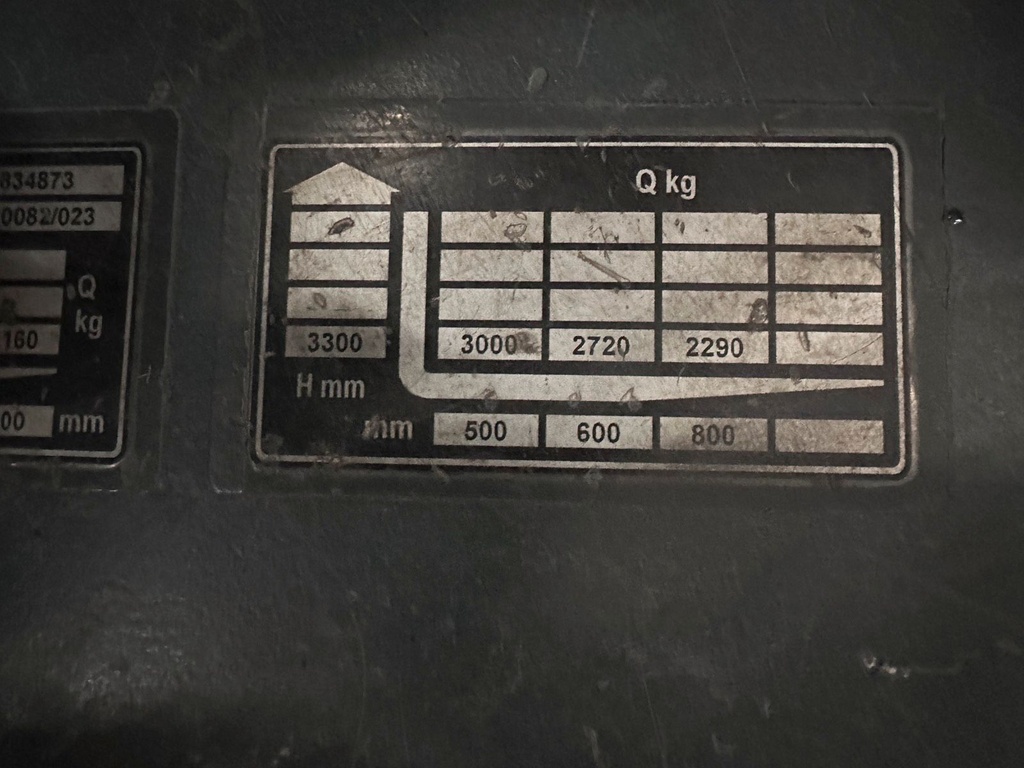 Jungheinrich TFG 33mm Hub Gas Gabelstapler 3ton. Stapler 11