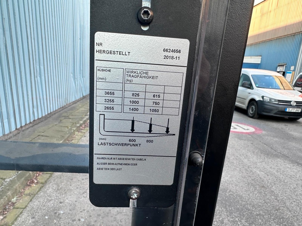 Toyota SWE140 Triplex 4455mm Elektro Hochhubwagen 11