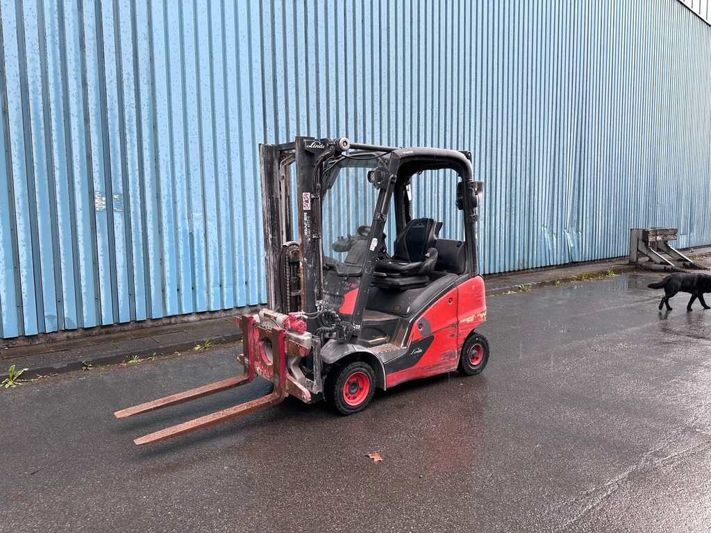 Linde H16D Diesel Gabelstapler mit Drehgerät Duplex 