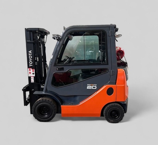 [R0284] Toyota 2t Gas Gabelstapler Triplex 4300mm VollKabine 2019