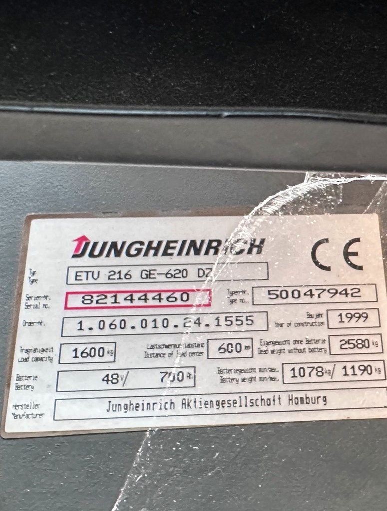 Jungheinrich ETV 216 Triplex Schubmaststapler 6200mm Elektro 13