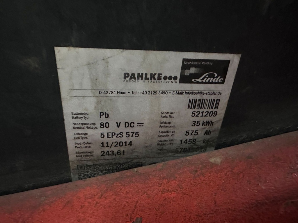 Linde E30 Elektro Gabelstapler 3450mm Hub. Stapler 3t9