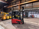 Linde E16 Triplex 5475mm Hub Ladegerät int. Elektro Stapler 13