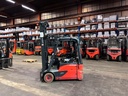 Linde E16 Triplex 5475mm Hub Ladegerät int. Elektro Stapler 16