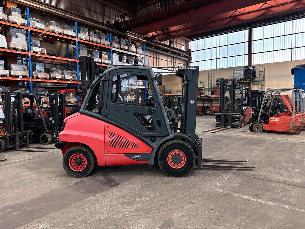 Linde H50D Wenig Stunden Triplex 4220 Diesel Stapler 5Ton4