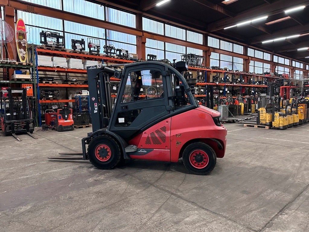 Linde H50D Wenig Stunden Triplex 4220 Diesel Stapler 5Ton7