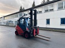 Linde H50T-02/ 600 Gas Stapler 4100mm Hub Zinkenversteller 3