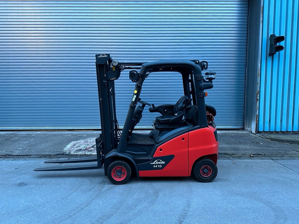 Linde H16T-01 Gas Gabelstapler 3150mm Hub Treibgas Stapler2