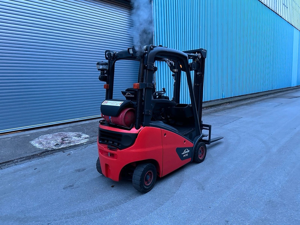 Linde H16T-01 Gas Gabelstapler 3150mm Hub Treibgas Stapler8