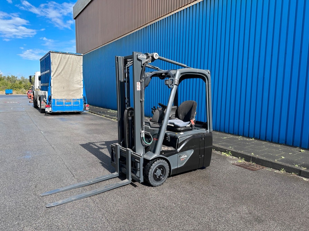 Linde E14-02 Duplex 3145mm Hub Freihub Seitenschieber Elektro Stapler 9