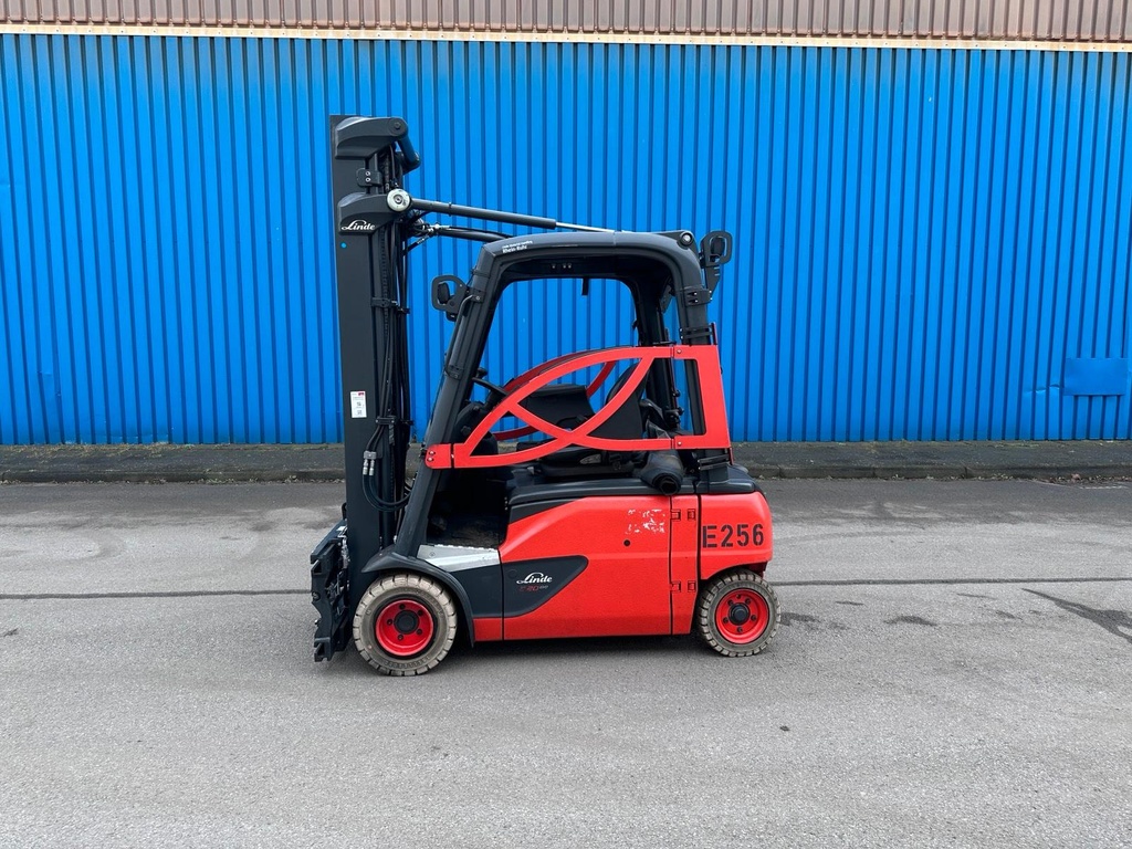 Linde E20PL-02 386 Triplex 5475mm Hub. Elektro Stapler3