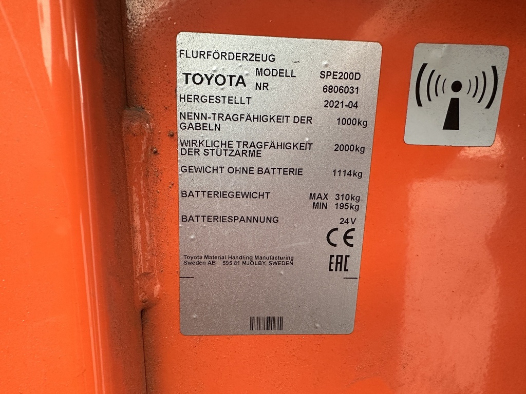 Toyota SPE200D 2021 