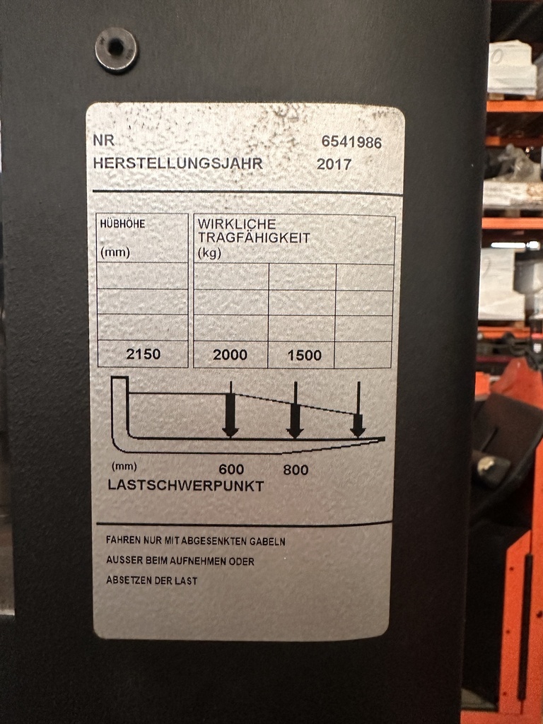 Toyota SWE200 2150mm Hub 2017