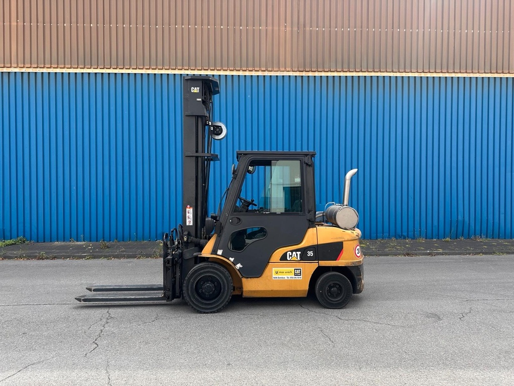 CAT DP35 N Diesel Gabelstapler  Triplex 7000mm Hub 2