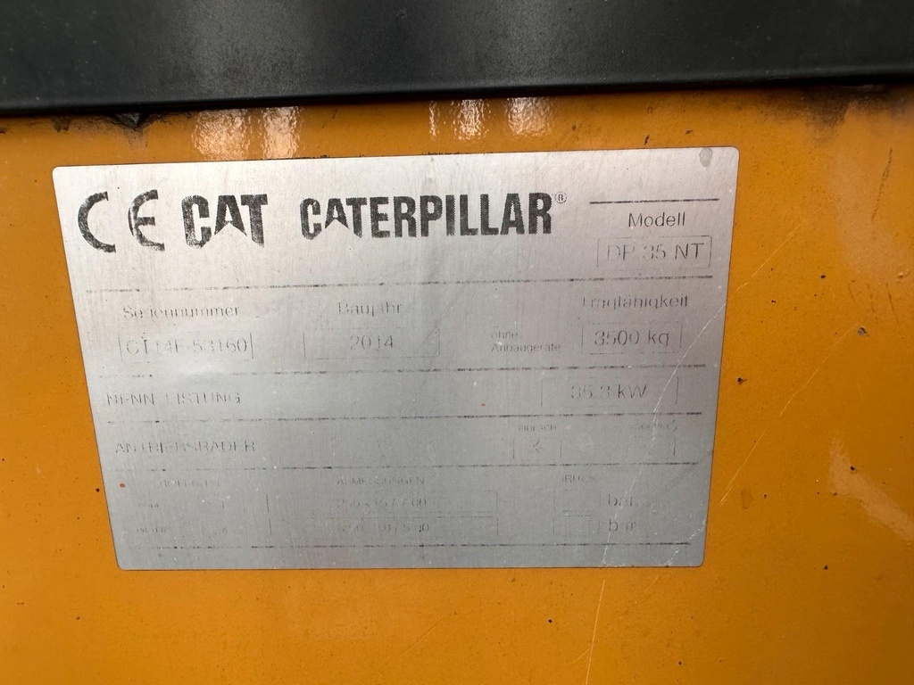 CAT DP35 N Diesel Gabelstapler  Triplex 7000mm Hub 11