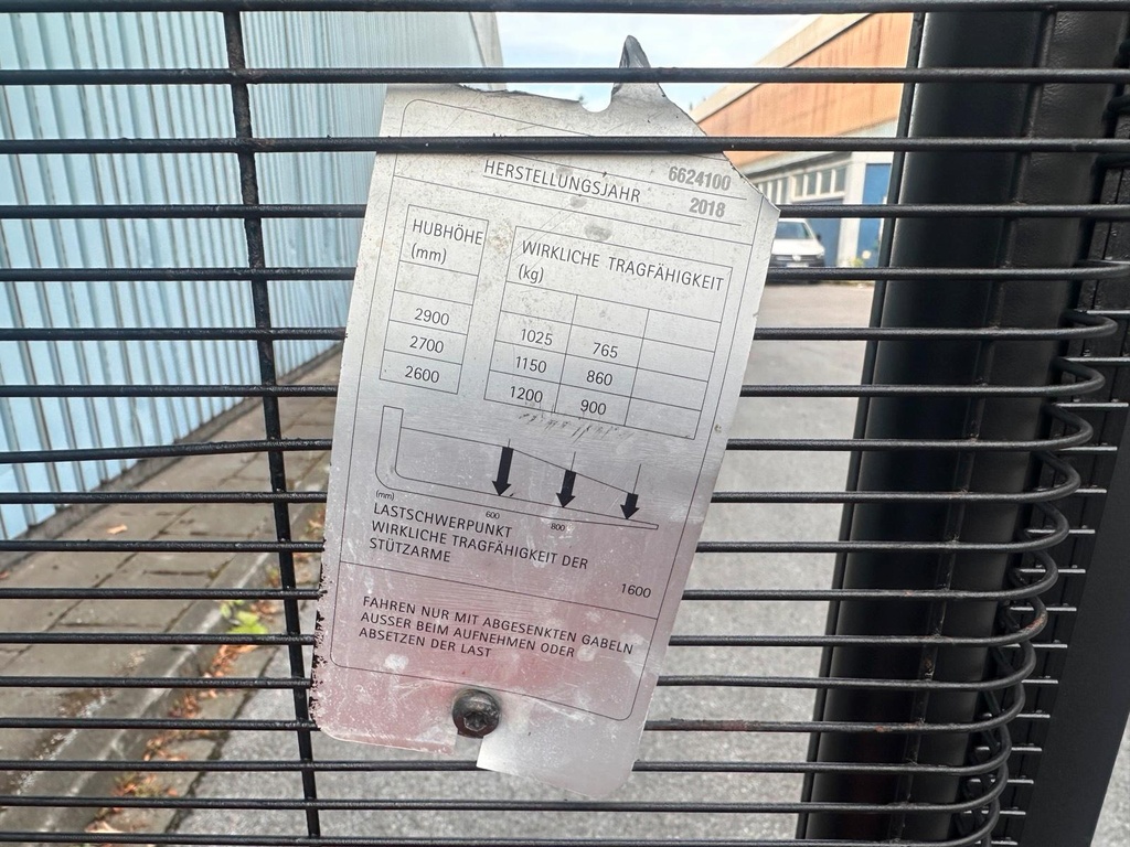 Toyota SWE120L Duplex 2900mm Hub Initialhub Batterie 202512