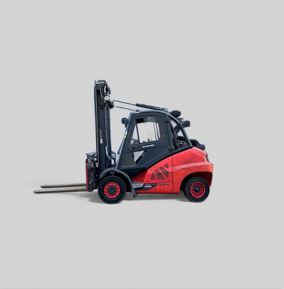 Linde H50T-02/ 600 Gas Stapler 4100mm Hub Zinkenversteller 