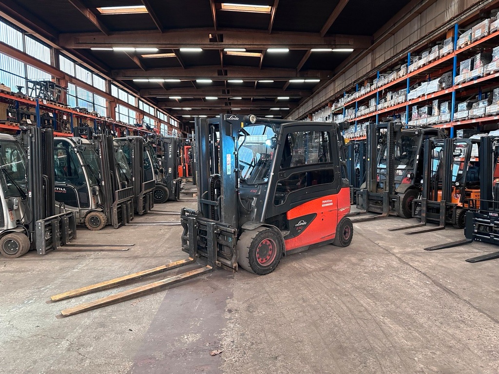 Linde E50L-01 Container Zinkenversteller 5Ton