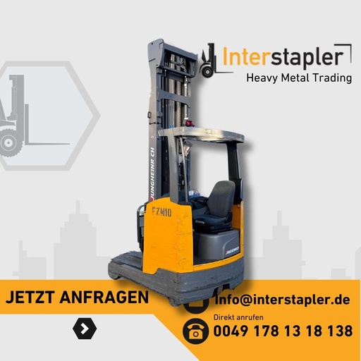 [R0492] Jungheinrich ETV 216 Triplex 9020mm Schubi Elektro Stapler 