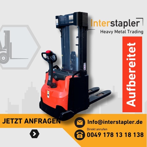 [R0528] Toyota SWE160L Triplex 4500mm Elektro Hochhubwagen 