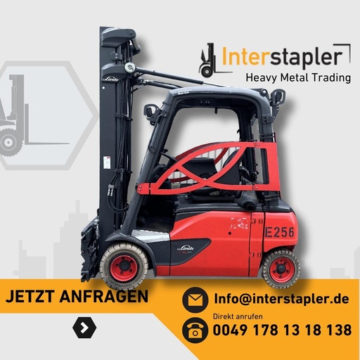 Linde E20PL-02 386 Triplex 5475mm Hub. Elektro Stapler