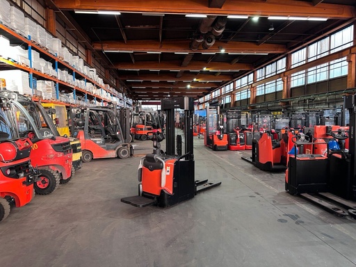 [M0506] Toyota BT SPE160 4500mm Triplex Elektro Hubwagen Stapler 